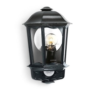 Kinkiet L 190 z czujnikiem max. 100W E27 230-240V IP44 czarny 644413 Steinel