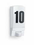 Kinkiet L 1 (numer domu) z czujnikiem max. 60W 230V IP44 biały 650513 Steinel