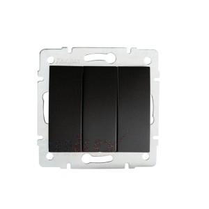 LOGI 02-1090-142 czarny mat łącznik potrójny 33621 Kanlux