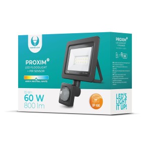 Naświetlacz LED PROXIM II 10W 4500K PIR IP66 RTV003607 Forever Light