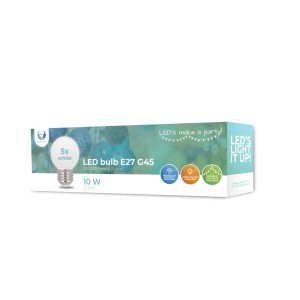 Żarówka LED E27 G45 2W 230V biała neutralna 5 sztuk RTV003603 Forever Light