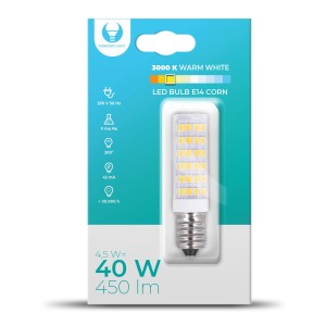 Żarówka LED E14 Corn 4.5W 230V 3000K 450lm RTV003655 Forever Light