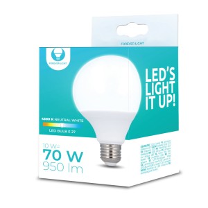 Żarówka LED E27 G95 10W 230V 4500K 950lm RTV003627 Forever Light