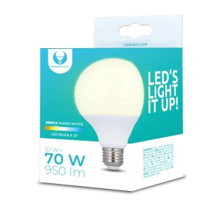Żarówka LED E27 G95 10W 230V 3000K 950lm RTV003626 Forever Light