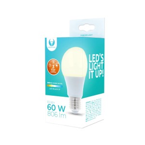 Żarówka LED E27 A60 10W 230V 3000K 806lm 3stopniowe ściemnianie RTV003628 Forever Light