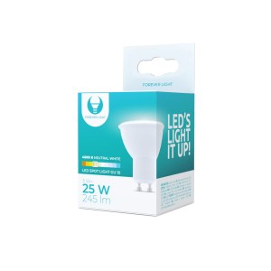 Żarówka LED GU10 3W 230V 4500K 245lm RTV003438 Forever Light