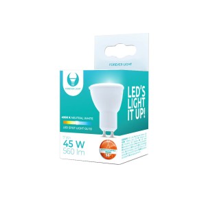 Żarówka LED GU10 7W 230V 4500K 565lm 38° RTV003597 Forever Light