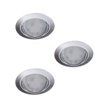 TRIBIS II O C zestaw opraw wbudowywanych chrom 3x4,9W 3000K 23847 Kanlux