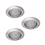 TRIBIS II O C/M zestaw opraw wbudowywanych chrom mat 3x4,9W 3000K 23848 Kanlux