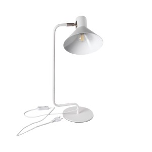 NEDIA E14 W lampa stolikowa biała 34476 Kanlux