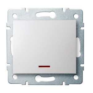 LOGI 02-1110-102 biały łącznik jednobiegunowy LED 25078 Kanlux