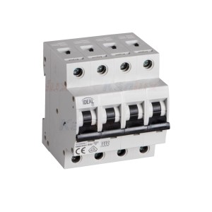 KMB6-B50/4 wyłącznik nadmiarowo-prądowy, 4P 32599 Ideal TS