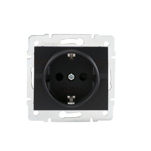 LOGI 02-1240-142 cm gniazdo zasilające pojedyncze Schuko z ochroną styków 33606 Kanlux