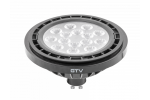Żarówka LED ES-111 12,5W 230V barwa ciepła 3000K 40° czarna obudowa GTV