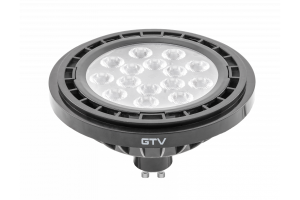 Żarówka LED ES-111 12,5W 230V barwa neutralna 4000K 40° czarna obudowa GTV