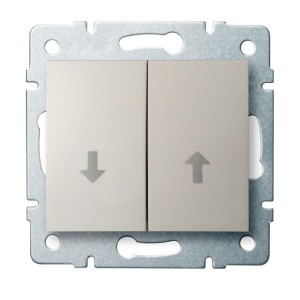 LOGI 02-1100-103 kremowy łącznik żaluzjowy 25137 Kanlux