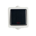 TEKNO 05-1110-143 czarny łącznik jednobiegunowy LED 25353 Kanlux