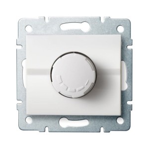 LOGI 02-1160-102 biały ściemniacz obrotowy 500W z filtrem 25082 Kanlux