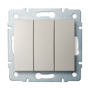 LOGI 02-1090-103 kremowy łącznik potrójny 25136 Kanlux