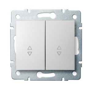LOGI 02-1060-102 biały łącznik podwójny schodowy 25073 Kanlux
