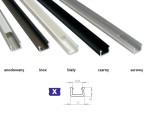 Profil aluminiowy nawierzchniowy typ X różne kolory